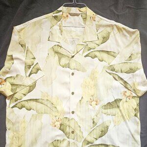 Tommy Bahama 100% silk button down shirt